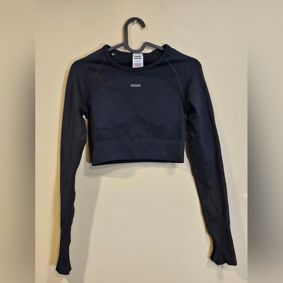 GYMSHARK Long Sleeve Crop Top - Picture 2 of 4